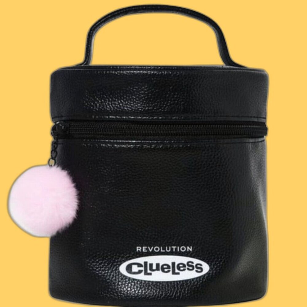 CLUELESS 30TH Anniversary Collection Cosmetics Makeup Travel Bag Black NEW